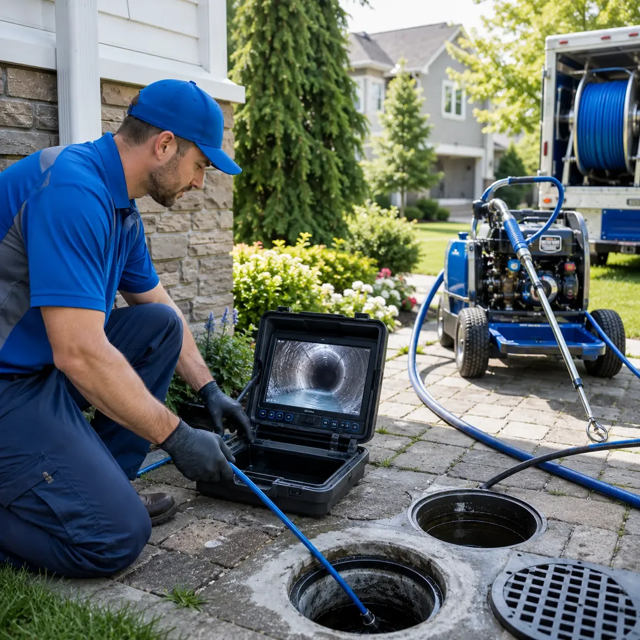 Outdoor drain cleaning professionals serving Holton, IN