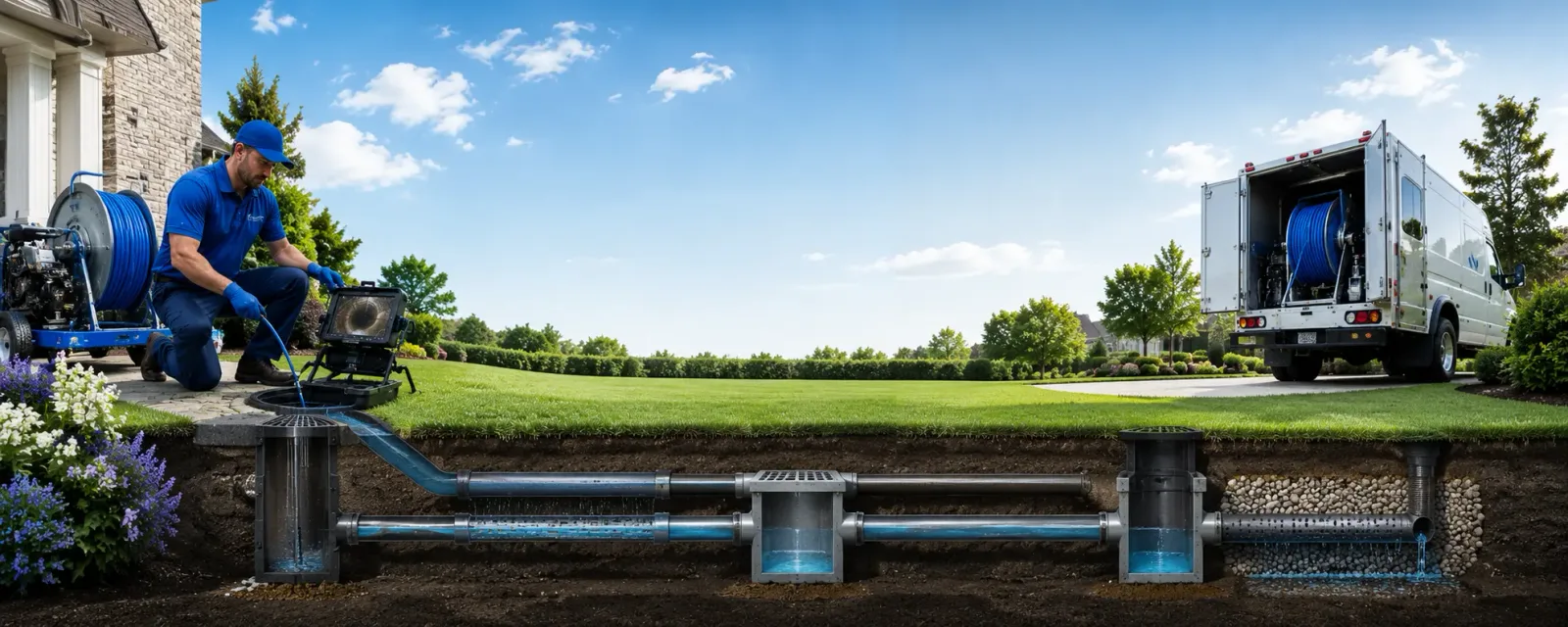 Outdoor drain cleaning information for Holton, IN